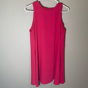 Adrienne Vittadini Dress Bright Pink Flowy Sz M